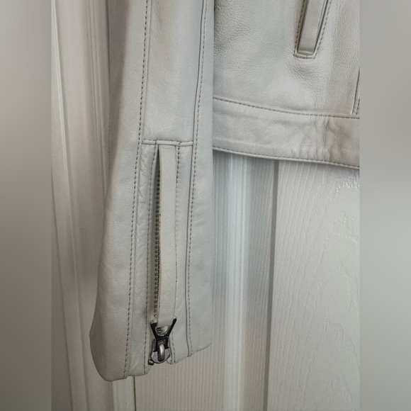 Rudsak “Lajour White Diamond Leather Moto Jacket NWOT - Picture 4 of 17